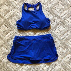Blue Athleta Swimsuit